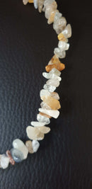 Mixed Crystal Chip Necklace 16" | Crystal Jewellery | Crystal Necklaces
