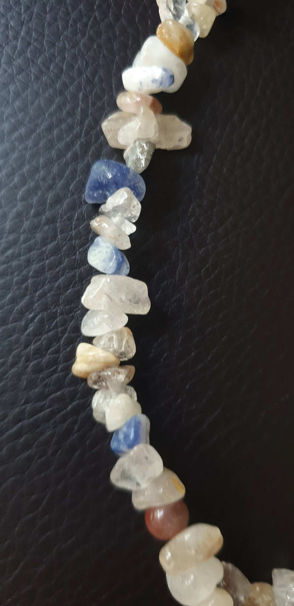 Mixed Crystal Chip Necklace 16" | Crystal Jewellery | Crystal Necklaces