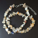 Mixed Crystal Chip Necklace 16" | Crystal Jewellery | Crystal Necklaces