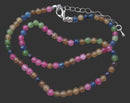 Watermelon Quartz Small Bead Necklace 16" | Crystal Jewellery | Crystal Necklaces