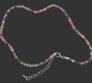Watermelon Quartz Small Bead Necklace 16" | Crystal Jewellery | Crystal Necklaces