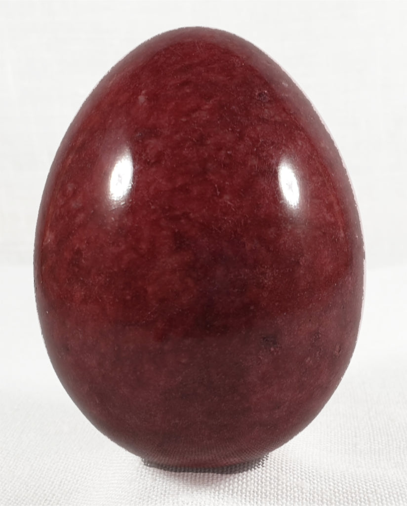 Himalayan Marble Red Egg (Large) | Crystal Carvings | Polished Crystal ...