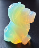 Opalite Lion (Large) | Crystal Carvings | Carved Crystal Animals