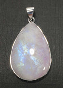 Pink Moonstone Teardrop Pendant | Crystal Jewellery | Crystal Pendants