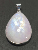 Pink Moonstone Teardrop Pendant | Crystal Jewellery | Crystal Pendants