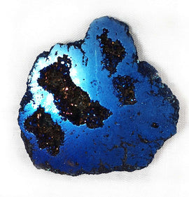 Deep Blue Aura Quartz Geode | Natural Crystals | Crystal Geodes