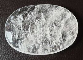 Quartz Palm Stone | Cut & Polished Crystals | Polished Crystal Palm Stones