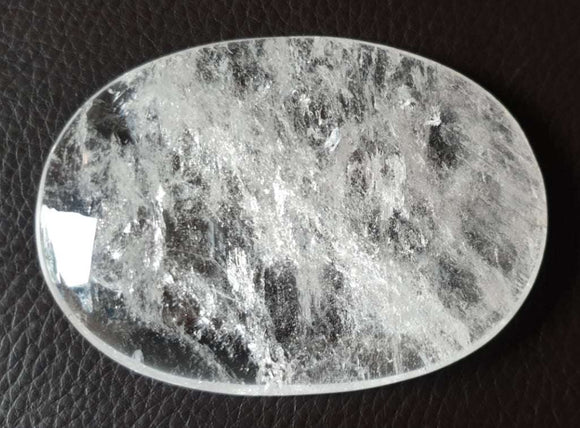 Quartz Palm Stone | Cut & Polished Crystals | Polished Crystal Palm Stones