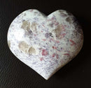 Lepidolite Rubillite Heart (XLarge) | Crystal Carvings | Polished Crystal Hearts