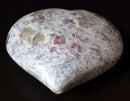 Lepidolite Rubillite Heart (XLarge) | Crystal Carvings | Polished Crystal Hearts