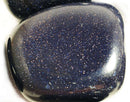 Blue Goldstone Tumble Stones  (x3) | Cut & Polished Crystals | Polished Crystal Tumble Stones