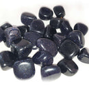 Blue Goldstone Tumble Stones  (x3) | Cut & Polished Crystals | Polished Crystal Tumble Stones