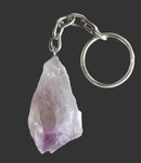 Rough Amethyst Point Keyring | Keyrings & Clip-On Crystals