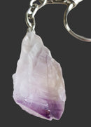 Rough Amethyst Point Keyring | Keyrings & Clip-On Crystals