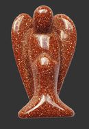 Red Goldstone Angel (S/M) | Crystal Carvings | Crystal Angels