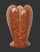 Red Goldstone Angel (S/M) | Crystal Carvings | Crystal Angels