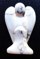White Howlite Angel (S/M) | Crystal Carvings | Crystal Angels