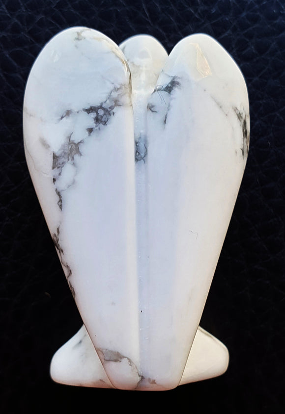 White Howlite Angel (S/M) | Crystal Carvings | Crystal Angels