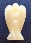 Yellow Calcite Angel (S/M) | Crystal Carvings | Crystal Angels