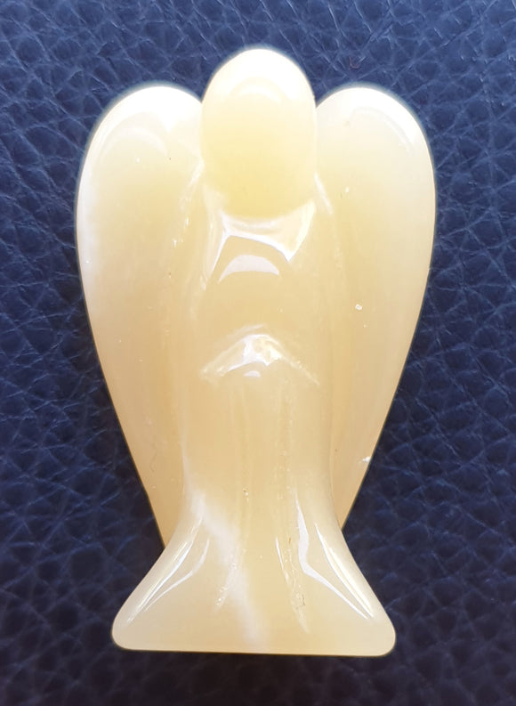 Yellow Calcite Angel (S/M) | Crystal Carvings | Crystal Angels