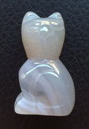 Agate Cat (Small) | Crystal Carvings | Carved Crystal Animals