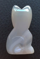 Agate Cat (Small) | Crystal Carvings | Carved Crystal Animals