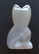 Agate Cat (Small) | Crystal Carvings | Carved Crystal Animals