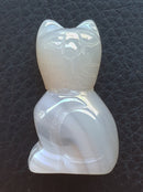 Agate Cat (Small) | Crystal Carvings | Carved Crystal Animals