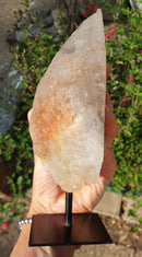 Quartz Amethyst Phantom on Stand (Rough) | Natural Crystals | Raw Crystal Chunks
