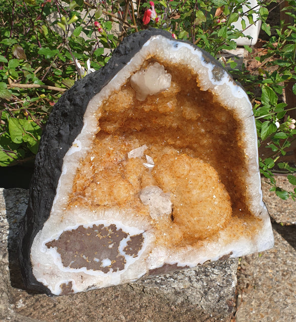 Citrine and Calcite Cathedral Crystal  Cave | Natural Crystals | Natural Crystal Clusters