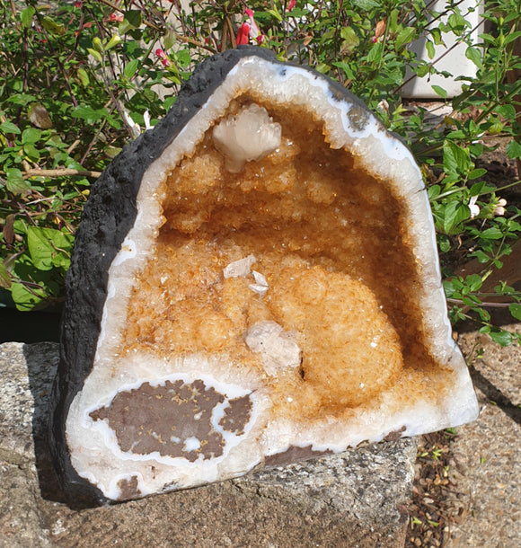 Citrine and Calcite Cathedral Crystal  Cave | Natural Crystals | Natural Crystal Clusters