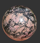 Rhodonite Crystal Sphere (Large) | Crystal Carvings | Polished Crystal Spheres