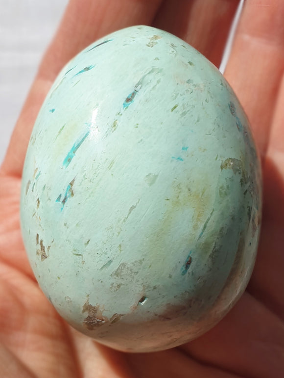 Chrysocolla Egg | Crystal Carvings | Polished Crystal Eggs