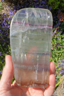 Fluorite Crystal Slice | Natural Crystals | Raw Crystal Chunks