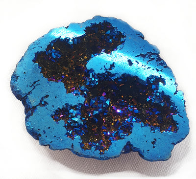 Indigo Aura Quartz Geode | Natural Crystals | Crystal Geodes