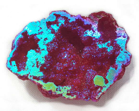 Fire Aura Quartz Geode | Natural Crystals | Crystal Geodes