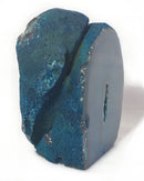 Rough Blue Agate Standing Geode | Natural Crystals | Crystal Geodes
