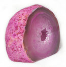 Rough Pink Agate Standing Geode | Natural Crystals | Crystal Geodes