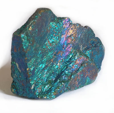 Turquoise Peacock Ore Chunk | Natural Crystals | Raw Crystal Chunks