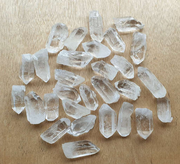 Clear Quartz Rough Point (x1) | Cut & Polished Crystals | Crystal Obelisks & Natural Points