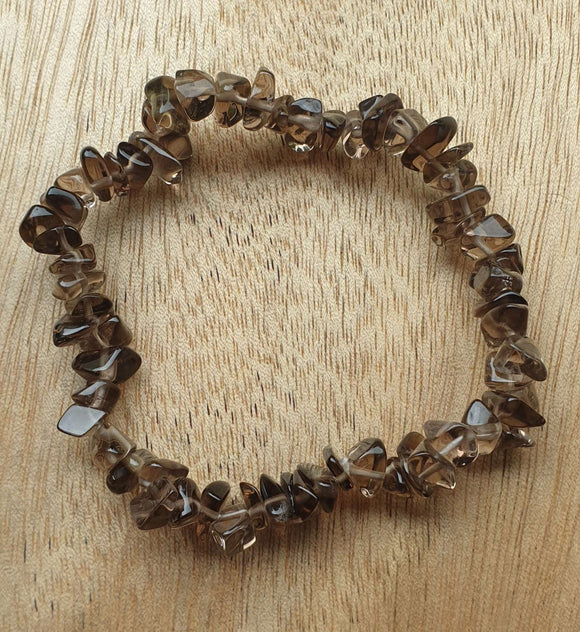 Smoky Quartz Chip Bracelet | Crystal Jewellery | Gemstone Bracelets