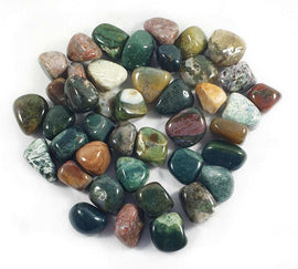 Fancy Jasper Tumble Stones (x3) | Cut & Polished Crystals | Polished Crystal Tumble Stones