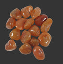 Rough Carnelian Tumble Stones (x3) large | Cut & Polished Crystals | Polished Crystal Tumble Stones