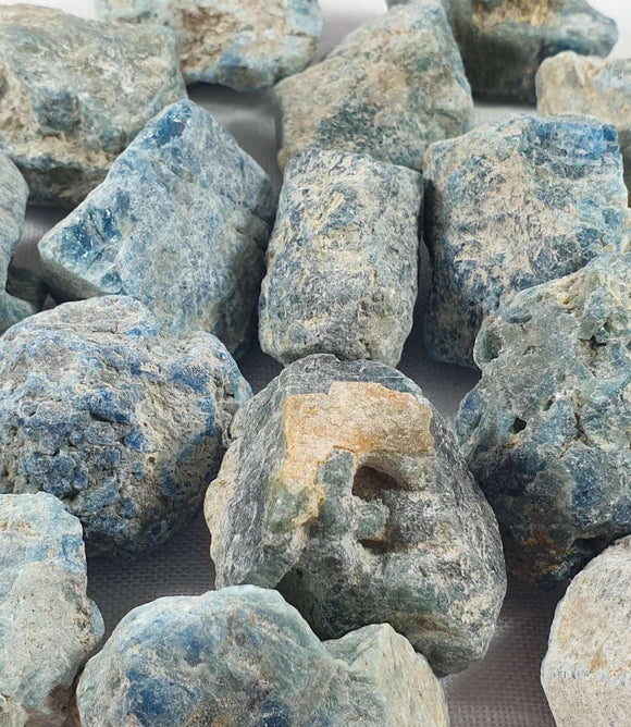 Blue Apatite Raw Chunk | Natural Crystals | Raw Crystal Chunks