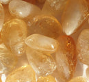 Citrine Tumble Stone (x3) | Cut & Polished Crystals | Polished Crystal Tumble Stones
