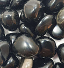 Black Obsidian Tumble Stones (x3) | Cut & Polished Crystals | Polished Crystal Tumble Stones