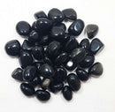 Black Obsidian Tumble Stones (x3) | Cut & Polished Crystals | Polished Crystal Tumble Stones