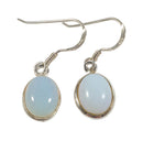 Opalite Oval Earrings | Crystal Jewellery | Gemstone Earrings