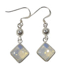 Opalite Diamond Earrings | Crystal Jewellery | Gemstone Earrings