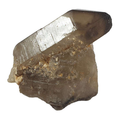 Rough Smoky Quartz Point | Cut & Polished Crystals | Crystal Obelisks & Natural Points